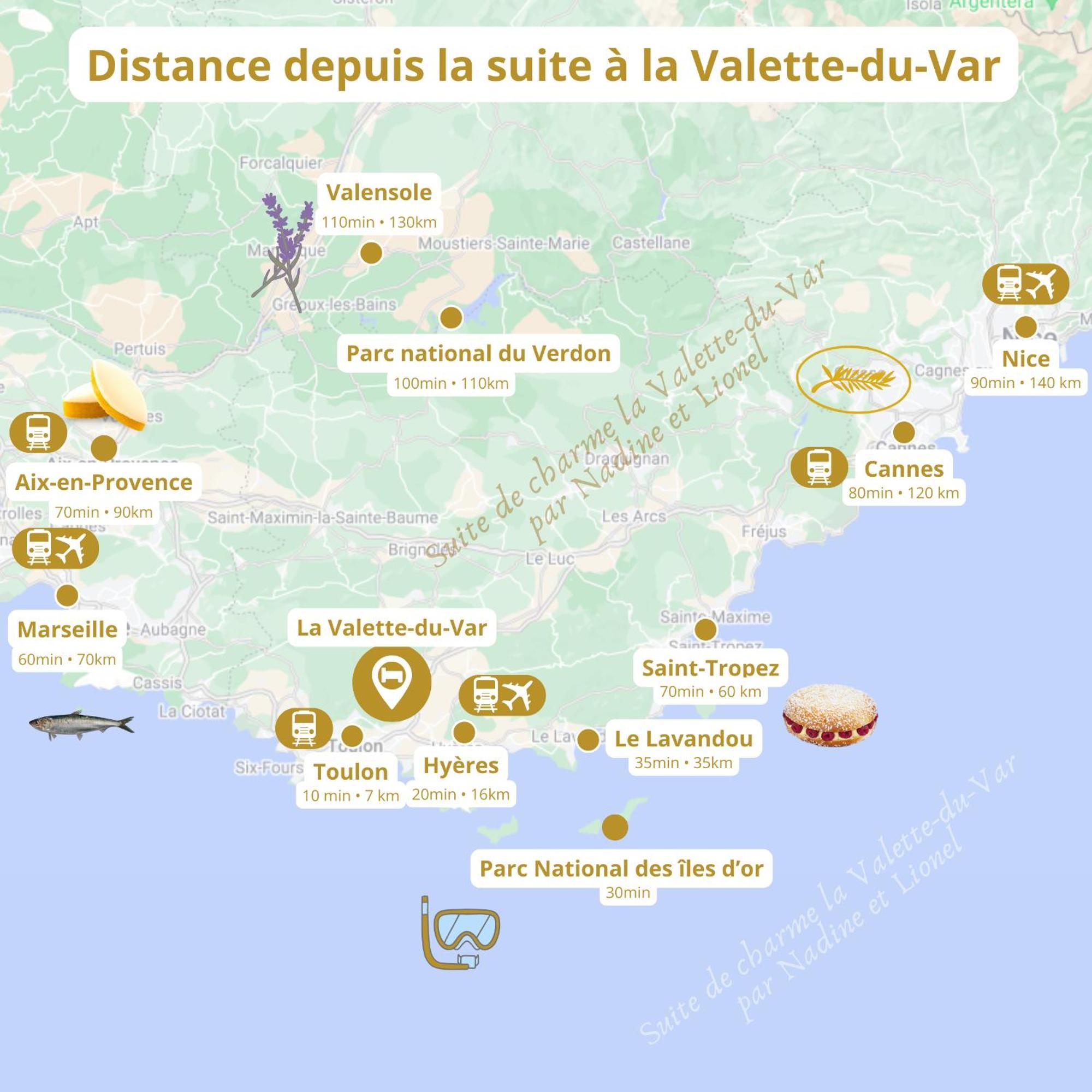 Chambre Deluxe Olivier Et Pinedo La Valette-du-Var Exterior foto